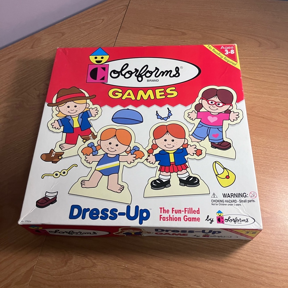 Colorforms Dress-Up Fashion Game - Red and Blue